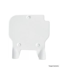 UFO KX80 91-97 WHITE F/PLATE