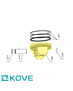 Genuine kove 450 rally piston 