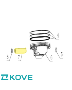 Genuine kove 450 rally piston pin 