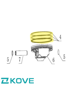 Genuine kove 450 rally piston rings 