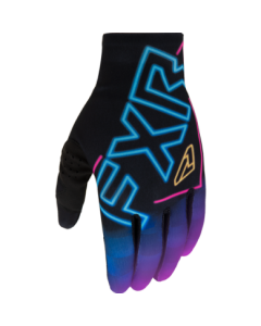 FXR Pro Fit Lite MX Glove - Black/Purple/Blue 