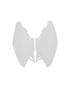 RACETECH CR SIDE PANELS WHITE CR125/250 02/07