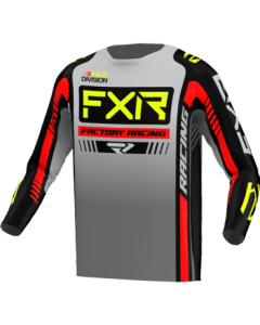 FXR Clutch Pro MX Jersey 23 - Grey/Red