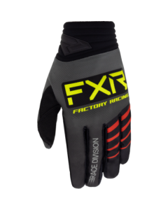 FXR Prime Glove 23 - Grey/Red 