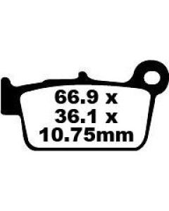 BRAKE PAD CARBON TT DIRT