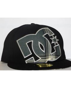 DC PLAIDAGE NEW ERA CAP BLACK 734*