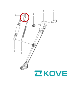 Kove 450 rally installation bracket 