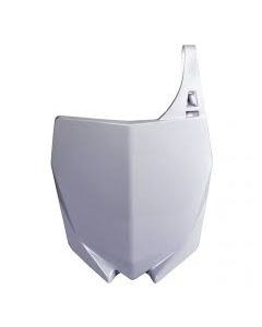 POLISPORT YZF250/450 10-> FRONT PLATE WHITE 