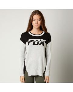 FOX IDENTIFIED SWEATER HEATHER GREY L