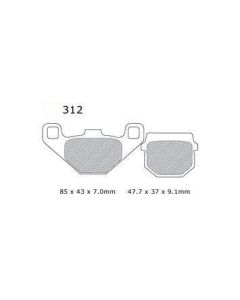 oro brake pads kx 80-100