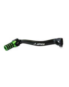 APICO GEAR LEVER KXF450 09-15 BLACK GREEN