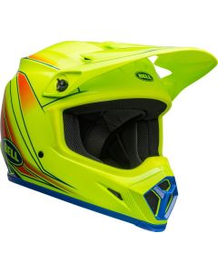 Bell MX-9 Mips Helmet - Flo Yellow/Blue 