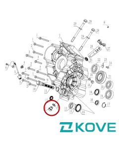 Kove 450 rally drain bolt & washer 