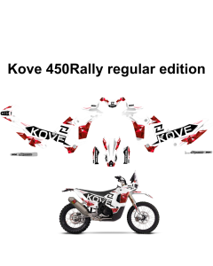 SKDA Kove 450Rally ridge red full graphic kit 